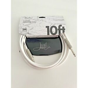 Fender Juanes Signature Instrument Cable 10ft Luna White Guitar‎ Bass 0990810102